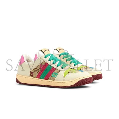 GUCCI SCREENER GG EMBROIDERY SNEAKERS 838873 GUCCI SCREENER GG EMBROIDERY SNEAKERS 838873